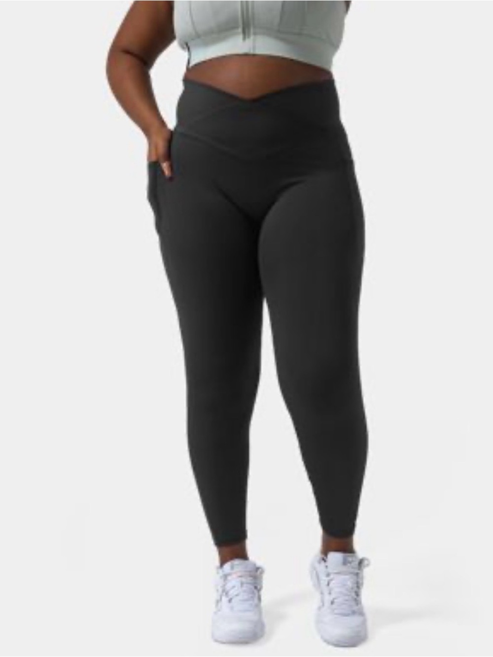 HALARA Soflyzero High Waisted Crossover Pocket Performance Leggings